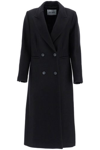 Cayenne Double-breasted Wool Coat - Ivy Oak - Modalova