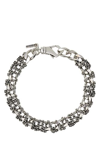 Silver Entwined Chain Bracelet - Emanuele Bicocchi - Modalova