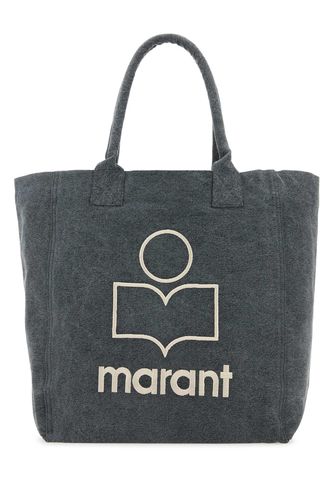 Melange Dark Grey Cotton Yenky Shopping Bag - Isabel Marant - Modalova