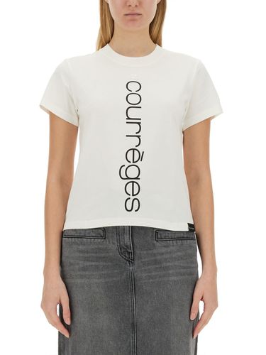 Courrèges T-shirt With Logo - Courrèges - Modalova
