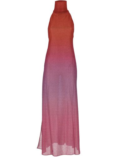 Oseree Lurex Halterneck Midi Dress - Oseree - Modalova