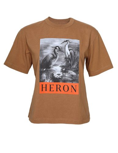 Graphic Printed Crewneck T-shirt - HERON PRESTON - Modalova