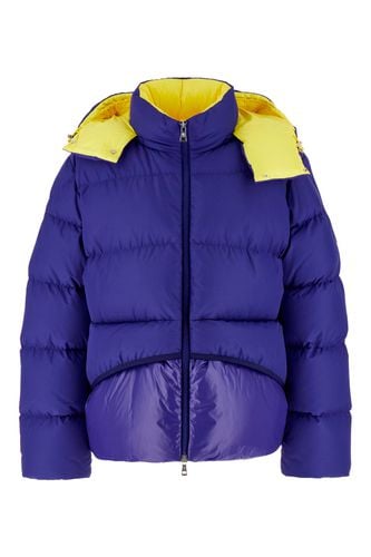 Blue Nylon Blend Achill Down Jacket - Moncler - Modalova