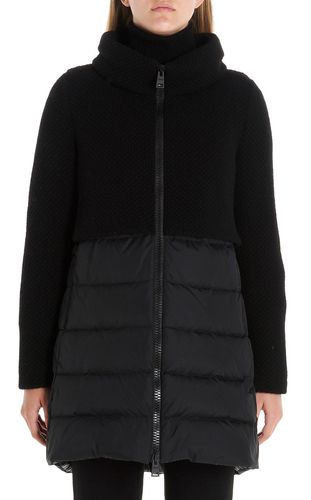 Panelled Padded Coat Down Jacket - Herno - Modalova