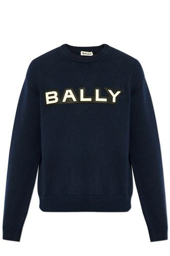 Logo Patch Crewneck Knitted Jumper - Bally - Modalova