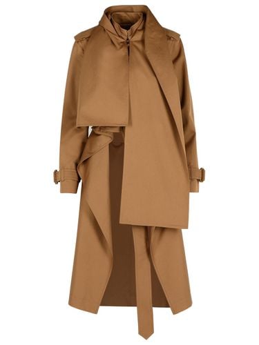 Burberry Brown Cotton Trench Coat - Burberry - Modalova