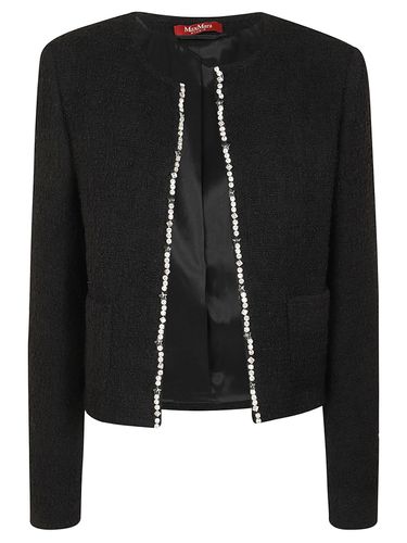 Embellished Long-sleeved Jacket - Max Mara Studio - Modalova