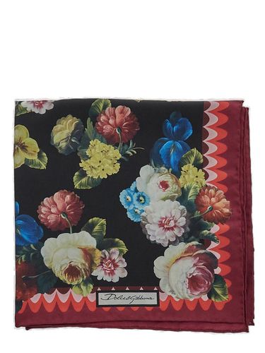 Bluebell-printed Twill Scarf - Dolce & Gabbana - Modalova