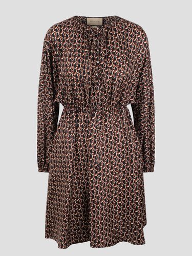 Interlocking G Chain Printed Dress - Gucci - Modalova