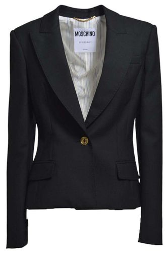 Moschino Front Buttoned Blazer - Moschino - Modalova