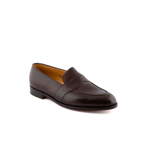 Fencote Dark Brown Misty Calf Penny Loafer - John Lobb - Modalova