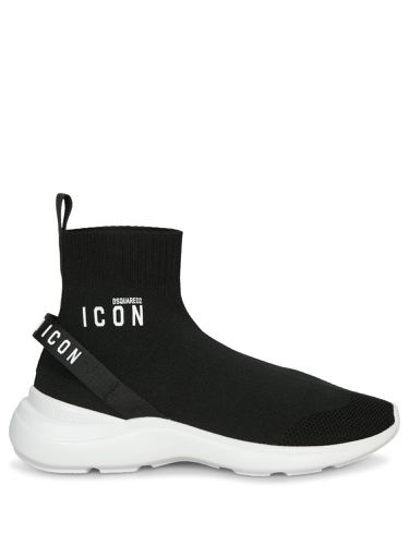 Dsquared2 Icon Black Sock Sneakers - Dsquared2 - Modalova