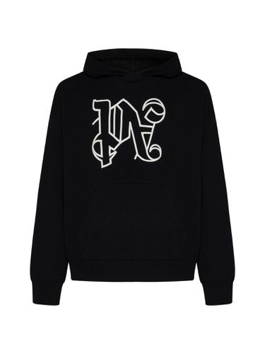 Monogram Wool-blend Hooded Sweater - Palm Angels - Modalova