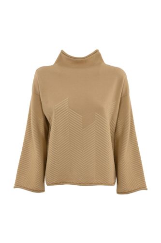 Relief Sweater In Jacquard Wool - Liviana Conti - Modalova