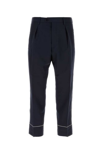 Etro Midnight Blue Cotton Pant - Etro - Modalova