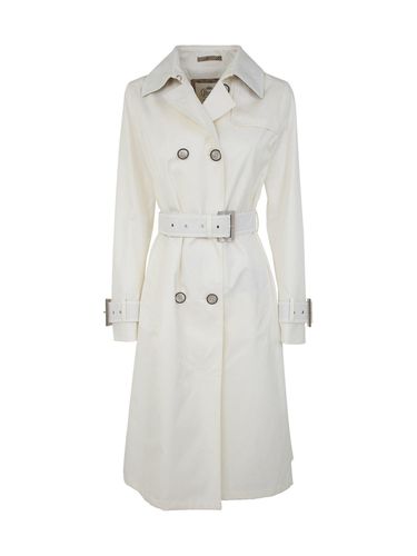 Herno Double Breasted Belted Coat - Herno - Modalova