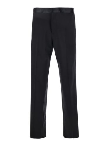 Pants In Virgin Wool Blend Man - Emporio Armani - Modalova