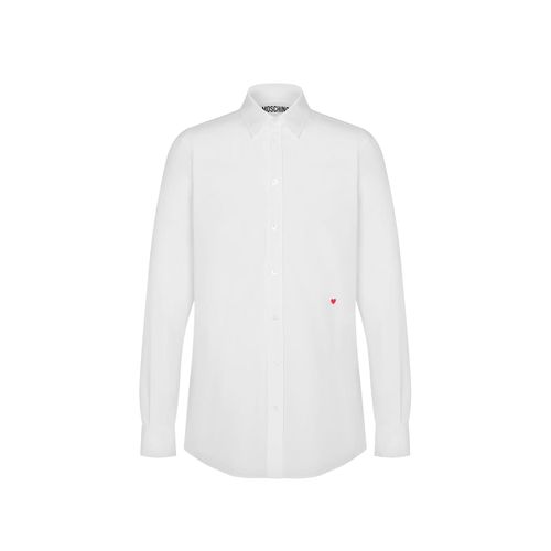 Couture Cotton Little Heart Shirt - Moschino - Modalova