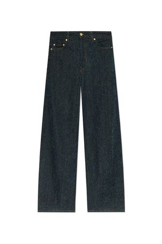 Ganni Fluffy Wide Jeans - Ganni - Modalova