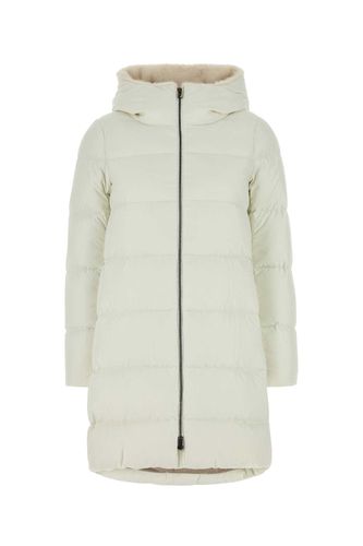 Herno White Polyester Down Jacket - Herno - Modalova