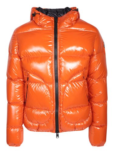 Herno Orange Gloss Bomber Jacket - Herno - Modalova