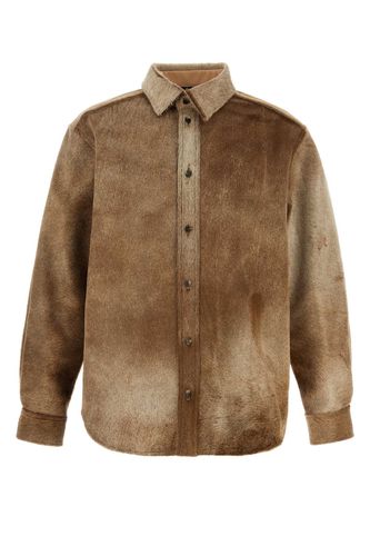 Loewe Brown Calf Hair Shirt - Loewe - Modalova