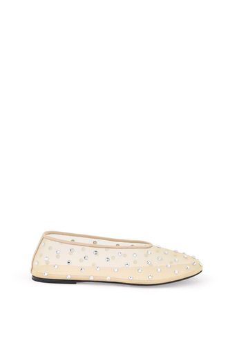 The Marcy Embellished Mesh Ballet Shoes - Khaite - Modalova