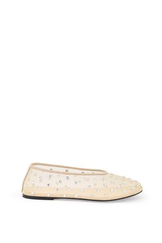 The Marcy Embellished Mesh Ballet Shoes - Khaite - Modalova