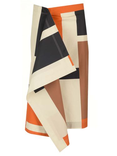Multicolor Printed Poplin Skirt - Fendi - Modalova