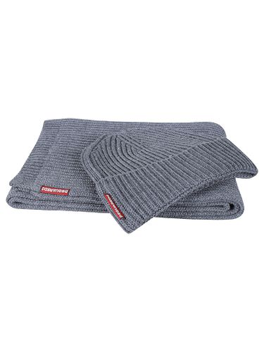 Woven Ribbed Beanie & Scarf Set - Dsquared2 - Modalova