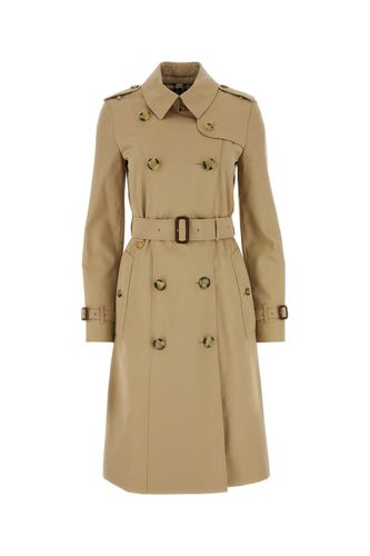 Beige Gabardine Heritage Chelsea Trench Coat - Burberry - Modalova