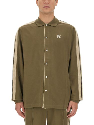 Palm Angels Monogram Shirt - Palm Angels - Modalova