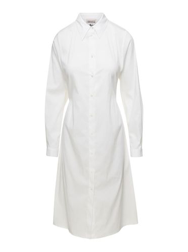 Poplin Shirt Dress In Cotton Woman - SEMICOUTURE - Modalova