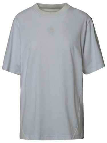 Moncler White Cotton T-shirt - Moncler - Modalova