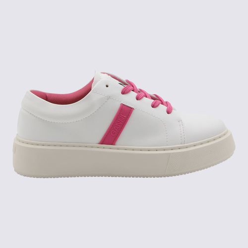 Ganni Shoking Pink Low Top Sneakers - Ganni - Modalova