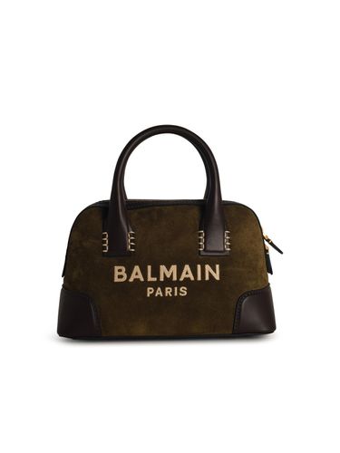 Balmain b-army Green Suede Bag - Balmain - Modalova