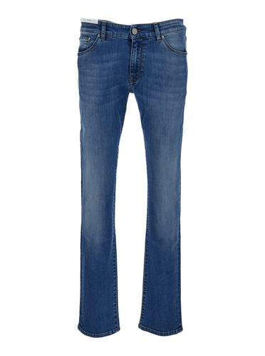 Light Medium Waist swing Jeans In Cotton Blend Man - PT Torino - Modalova