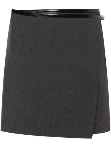 Dark Virgin Wool Mini Skirt - Philosophy di Lorenzo Serafini - Modalova