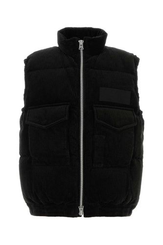 Sacai Black Corduroy Down Jacket - Sacai - Modalova