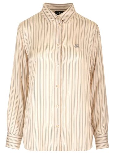 Etro Striped Silk Shirt - Etro - Modalova