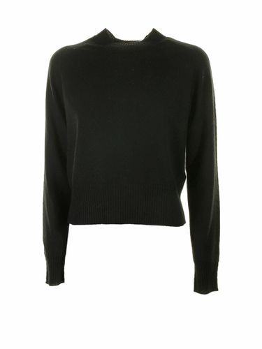 Seventy Black Sweater With Collar - Seventy - Modalova