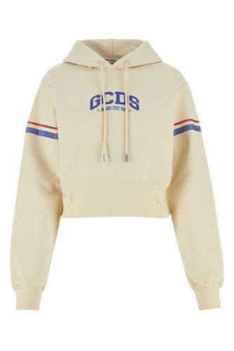 GCDS Cream Cotton Sweatshirt - GCDS - Modalova