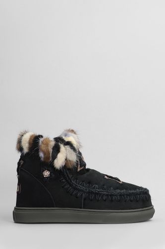 Eskimo Sneaker Star Low Heels Ankle Boots In Suede - Mou - Modalova