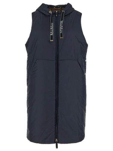 Zip-up Drawstring Gilet - Max Mara The Cube - Modalova