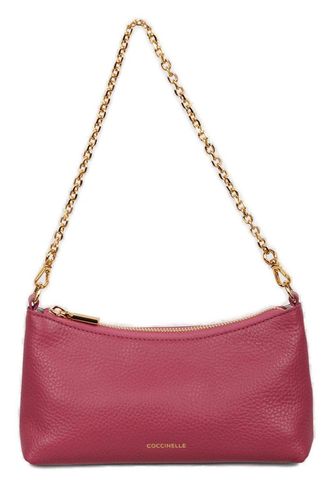 Aura Logo Debossed Shoulder Bag - Coccinelle - Modalova