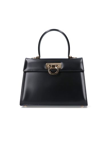 Iconic Top Handle Large Bag - Ferragamo - Modalova