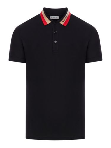 Burberry Polo With Contrast Collar - Burberry - Modalova