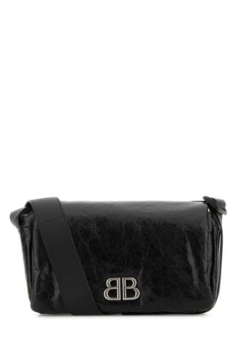 Leather Small Monaco Crossbody Bag - Balenciaga - Modalova