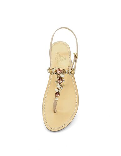 Vesuvio Nude Jewel Sandals - Dea Sandals - Modalova