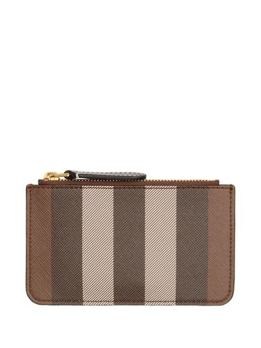 Burberry Striped Zipped Wallet - Burberry - Modalova